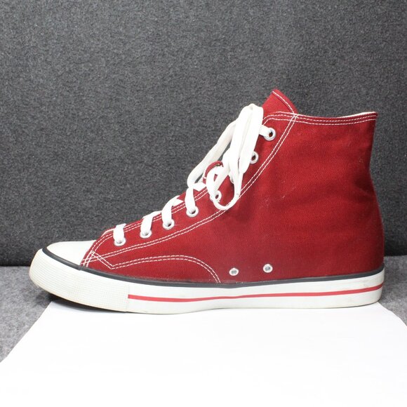 Gap Mens World Class High Top Sneakers, Royal Red Maroon Clay, Men's Size 11.5 - Picture 7 of 15